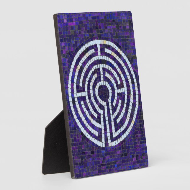 Placa Expositora LABYRINTH VIII 5x7 Plaque con Easal (Lado)