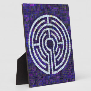 Placa Expositora LABYRINTH VIII 8x10 Plaque con caballete