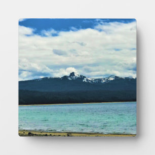 Placa Expositora Lago Crescent, Oregón