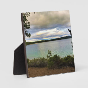 Placa Expositora Lago Crescent, Oregón