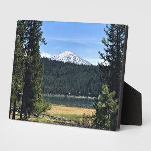 Placa Expositora Lago Elk con Monte Bachelor, O