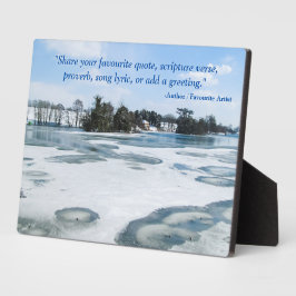 Placa Expositora Lago Inglés Icy - Personalizado