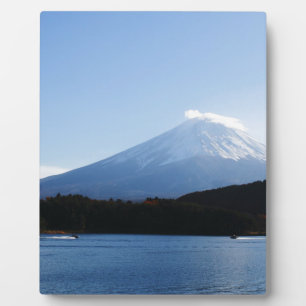 Placa Expositora Lago Kawaguchi del Mt Fuji