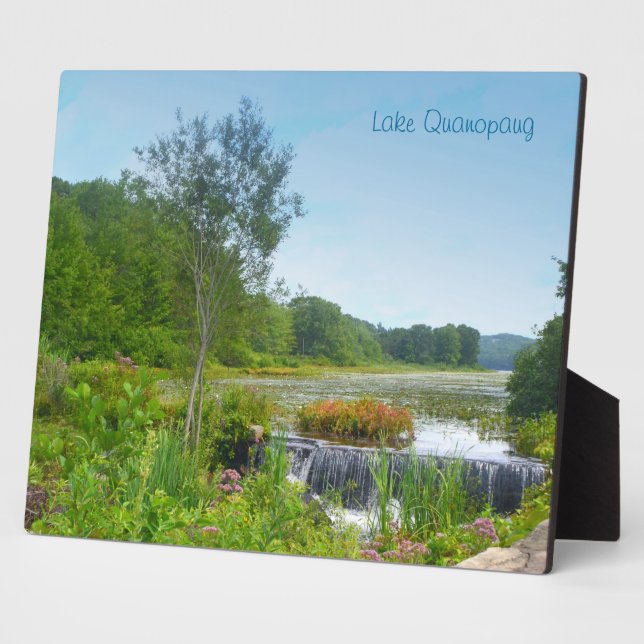 Placa Expositora Lago Quanopaug Plaque (Lado)