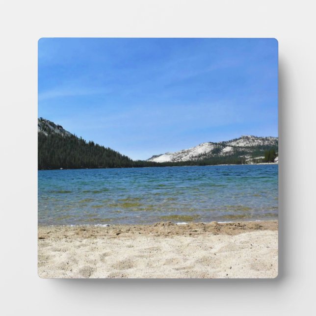 Placa Expositora Lago Tenaya, Yosemite, CA (Frente)