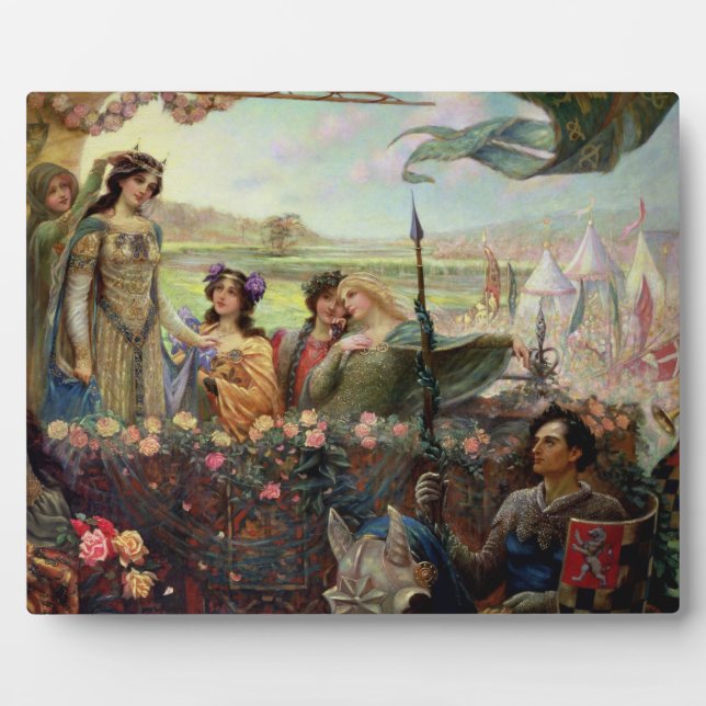Placa Expositora Lancelot y Guinevere (Frente)