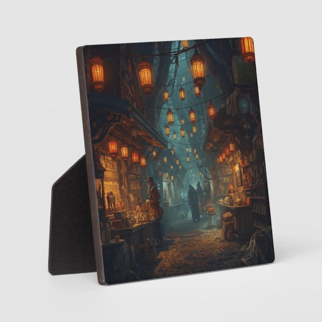 Placa Expositora Lanterns of the Forgotten Alley (Anverso)