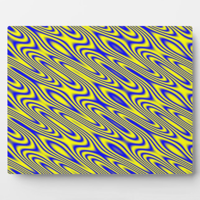 Placa Expositora Lapis Lasuli Swirlies Plaque (Frente)