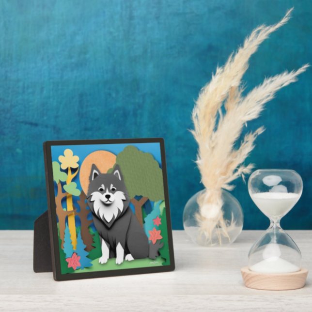 Placa Expositora Lapphund de FINNISH (Subido por el creador)