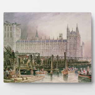 Placa Expositora Las cámaras del Parlamento en curso de recesión