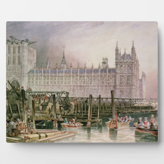 Placa Expositora Las cámaras del Parlamento en curso de recesión (Frente)