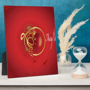 Placa Expositora Las campanas de jingle de los Navidades rojos tien