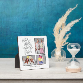 Placa Expositora Las hermanas mejores amigos guión para siempre 3 F