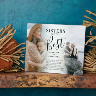 Placa Expositora Las 'HERMANAS' modernas son el mejor recuerdo foto