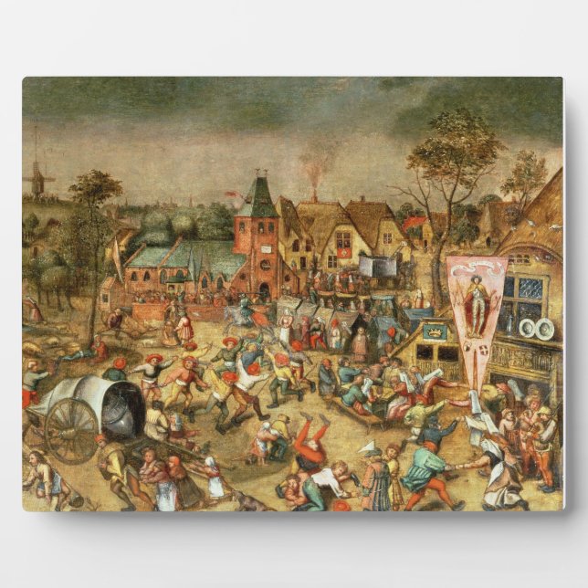 Placa Expositora Las Kermesse de la fiesta de San Jorge (Frente)