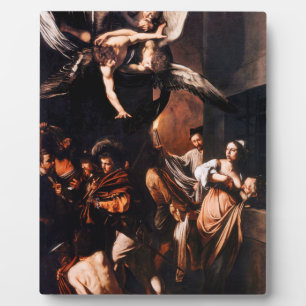 Placa Expositora Las Siete Obras De Misericordia De Caravaggio