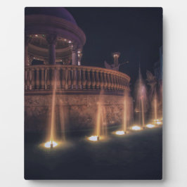 Placa Expositora Las Vegas Flamingo Hotel Fountain Architecture