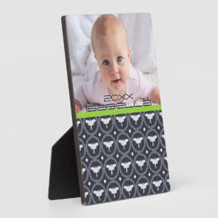 Placa Expositora Laurel Wreath & Luna Moth Plaque