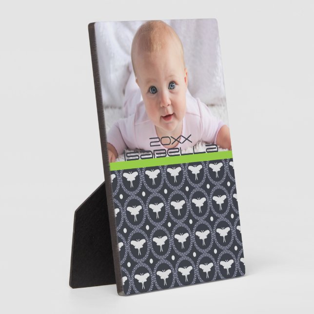 Placa Expositora Laurel Wreath & Luna Moth Plaque (Lado)