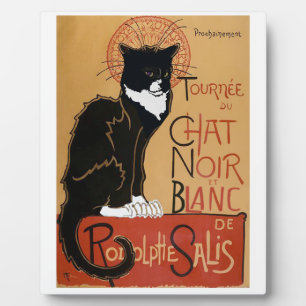 Placa Expositora Le Chat Noir et Blanc French