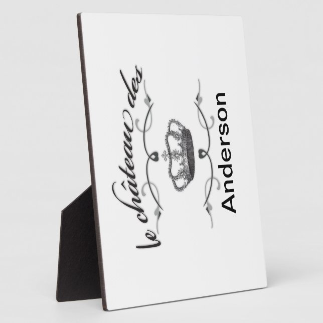Placa Expositora le chateau des TU NAME (Lado)