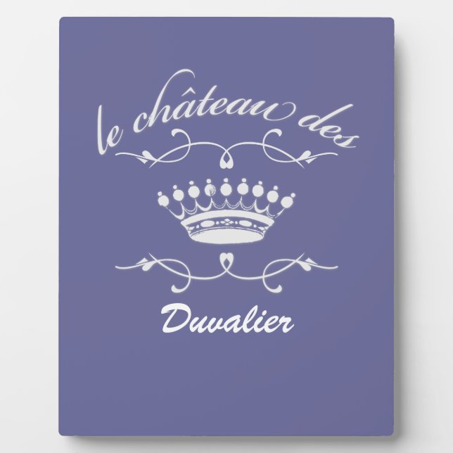 Placa Expositora le chateau des TU NAME (Frente)