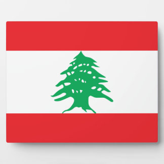 Placa Expositora Lebanese Flag