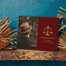 Placa Expositora Legal Professional Graduation Party