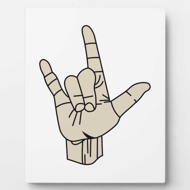 Placa Expositora Lenguaje de Rótulo (Frente)