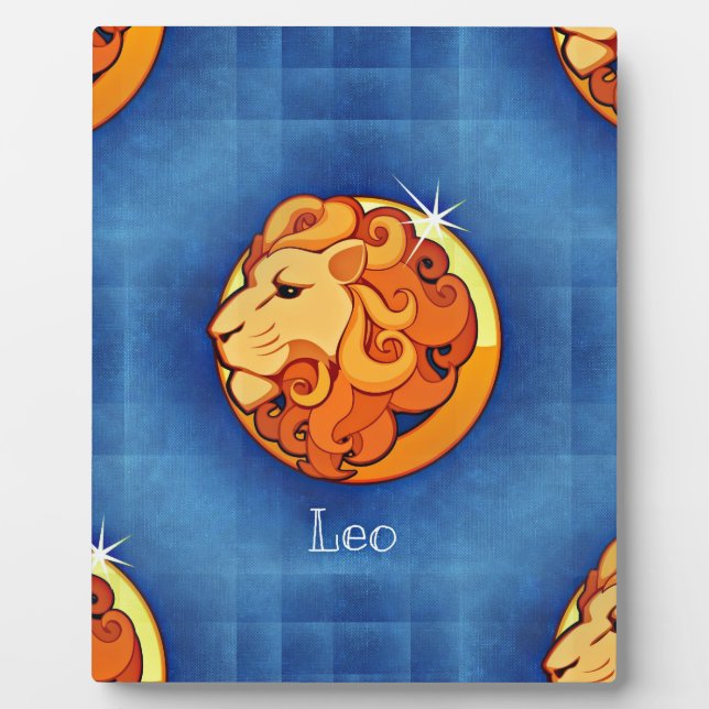 Placa Expositora leo horoscope (Frente)