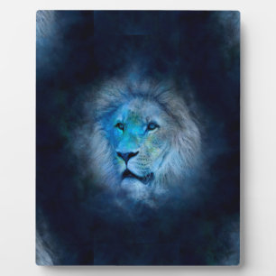 Placa Expositora león