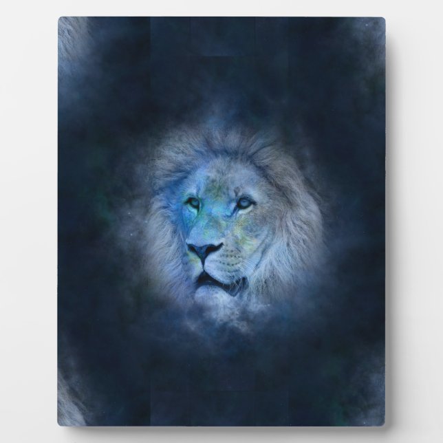 Placa Expositora león (Frente)