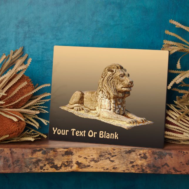 Placa Expositora León de piedra (Lado)