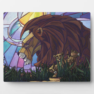 Placa Expositora León Rey y Cubos