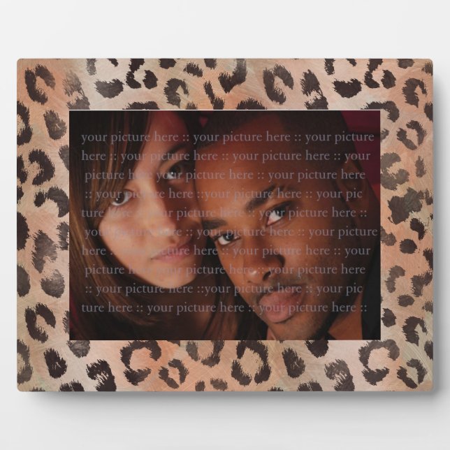 Placa Expositora Leopard Skin in Tangerine Apricot (Frente)