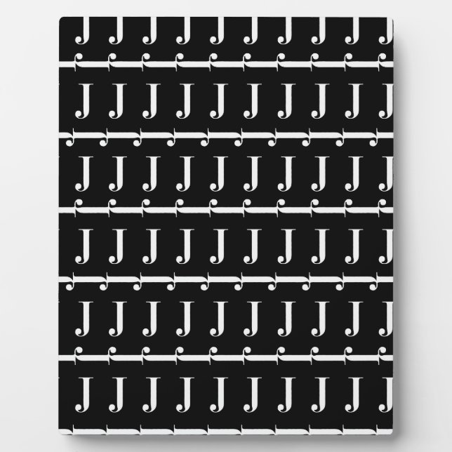 Placa Expositora Letra monográfica inicial J (Frente)