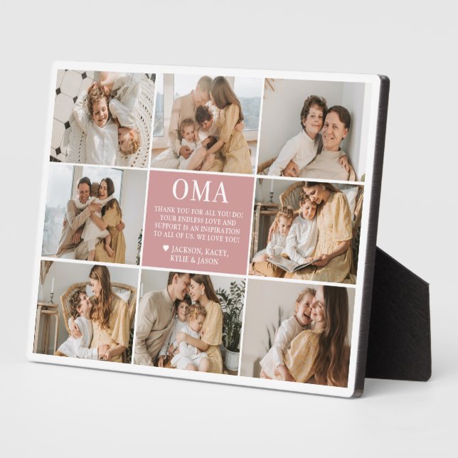 Placa Expositora Letra omaní Personalizado personalizada (Lado)