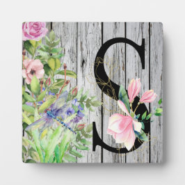 Placa Expositora Letra S