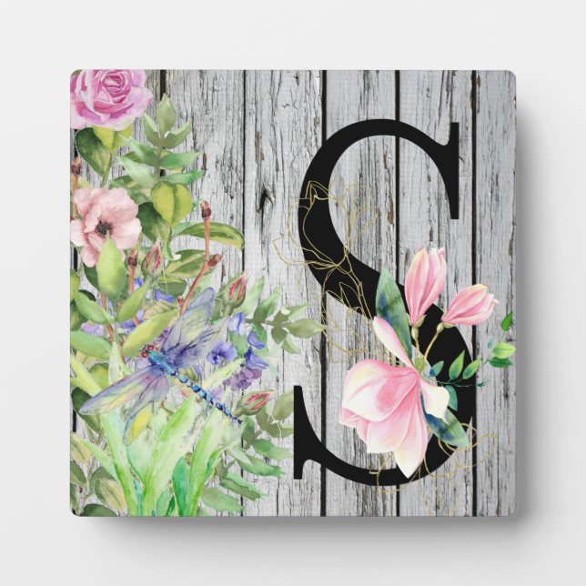 Placa Expositora Letra S (Frente)