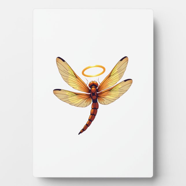 Placa Expositora Libélula Ángel (Frente)