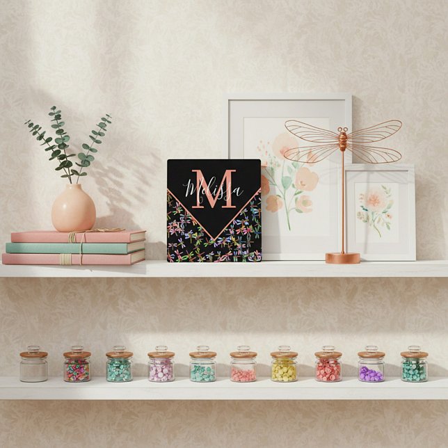 Placa Expositora Libélulas coloridas personalizadas (Subido por el creador)