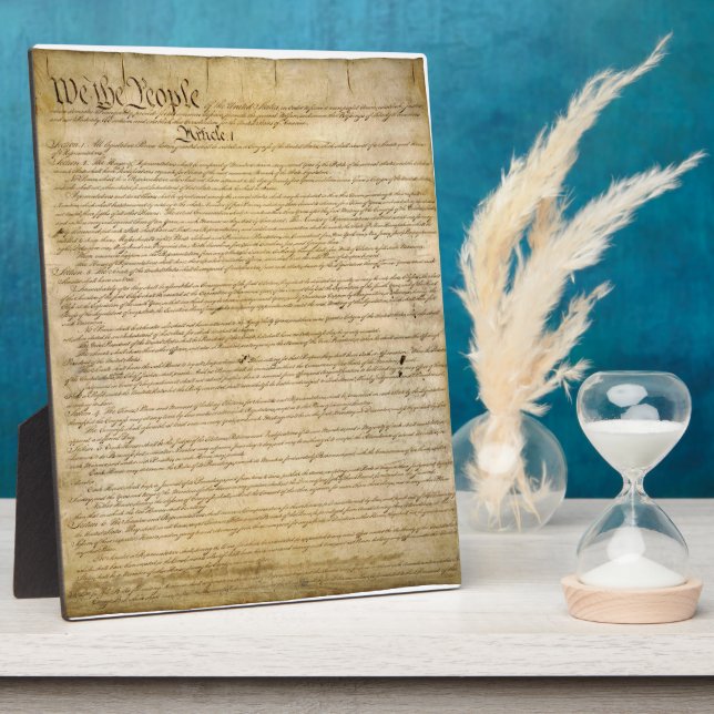 Placa Expositora Libertades constitucionales de Estados Unidos - ¡C (Lado)