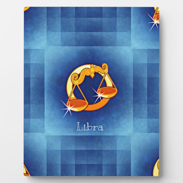 Placa Expositora libra horoscope (Frente)