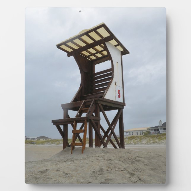Placa Expositora Lifeguard Stand Wrightsville Beach (Frente)