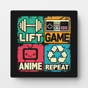 Placa Expositora Lift, Game, Anime, Repetir