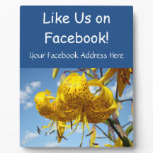 Like Us en Facebook Señales de Servicio de Venta a