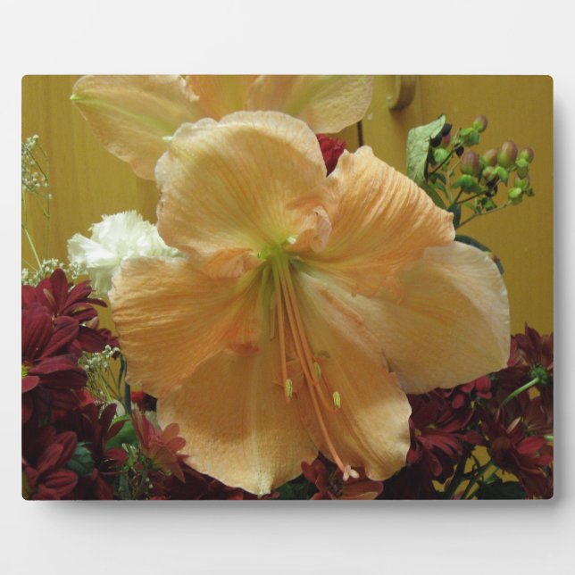 Placa Expositora Lily rosa Bouquet Plaque (Frente)