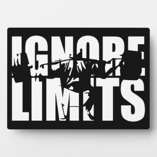 Placa Expositora LÍMITES IGNORE - Motivación del entrenamiento del