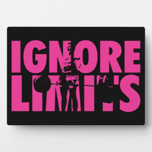 Placa Expositora LÍMITES IGNORE - Motivación para la elevación de p