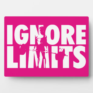 Placa Expositora LÍMITES IGNORE - Motivación para la elevación de p